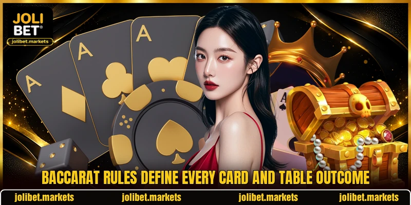 Baccarat rules define every card and table outcome Baccarat rules define every card and table outcome