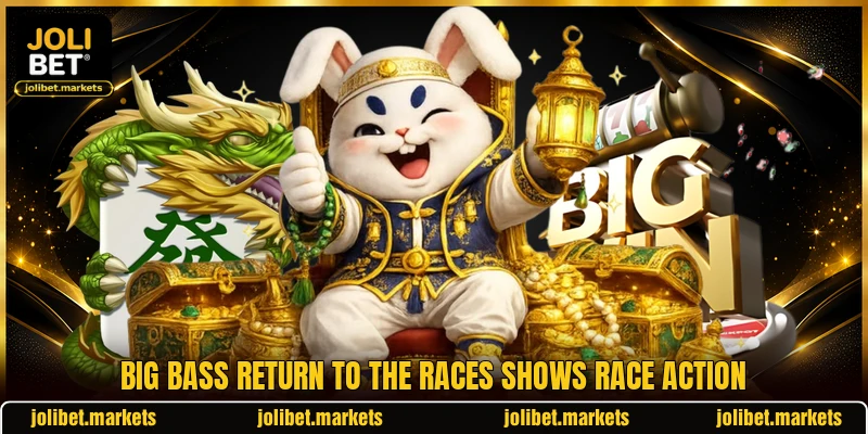 Big Bass Return to the Races shows race action