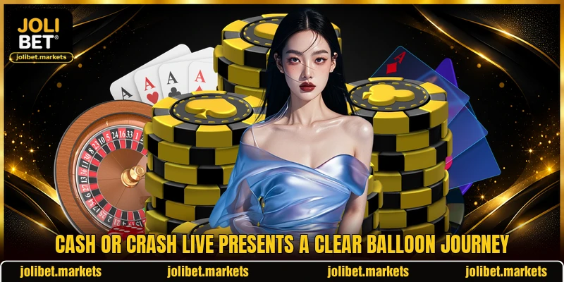 Cash or Crash Live presents a clear balloon journey