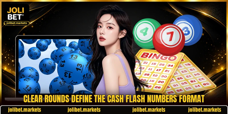 Clear rounds define the Cash Flash Numbers format