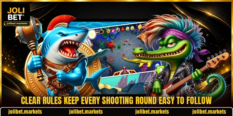 Clear rules keep every shooting round easy to follow