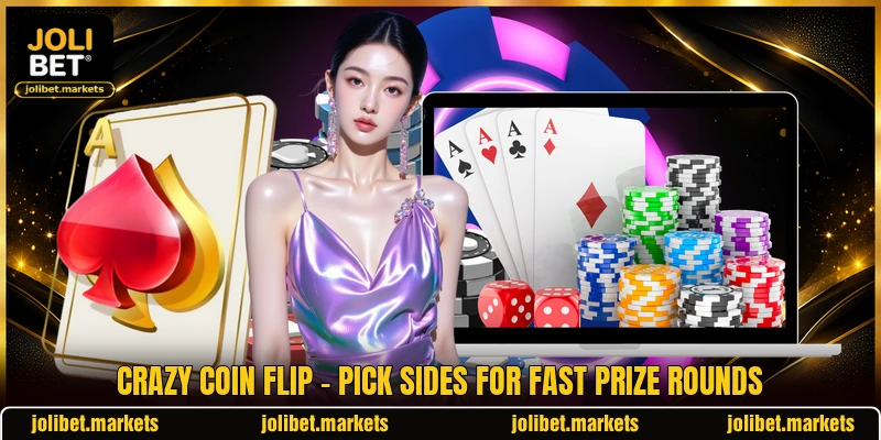 Crazy Coin Flip - Pick Sides For Fast Prize Rounds