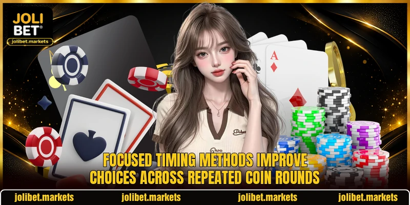 Focused timing methods improve choices across repeated coin rounds
