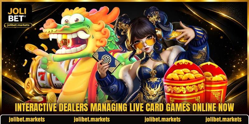 Interactive dealers managing live card games online now Interactive dealers managing live card games online now