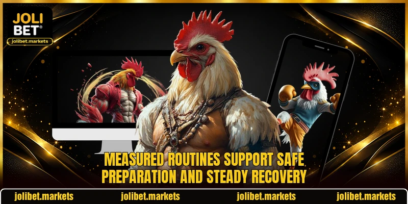 Measured routines support safe preparation and steady recovery