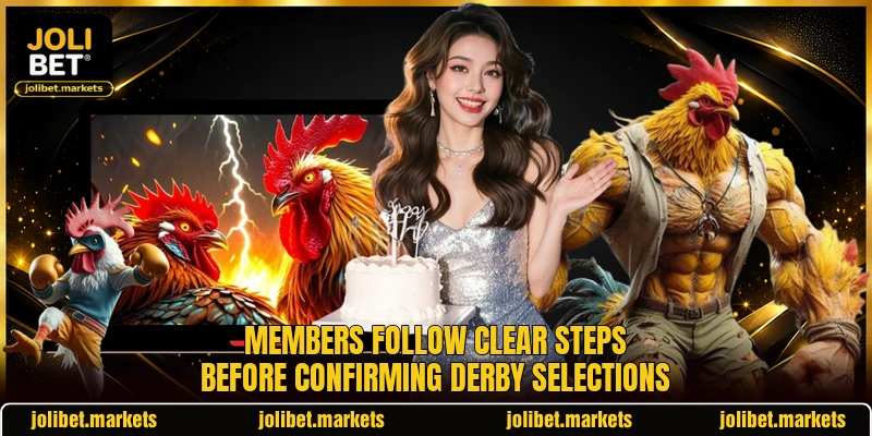 Members follow clear steps before confirming derby selections Members follow clear steps before confirming derby selections