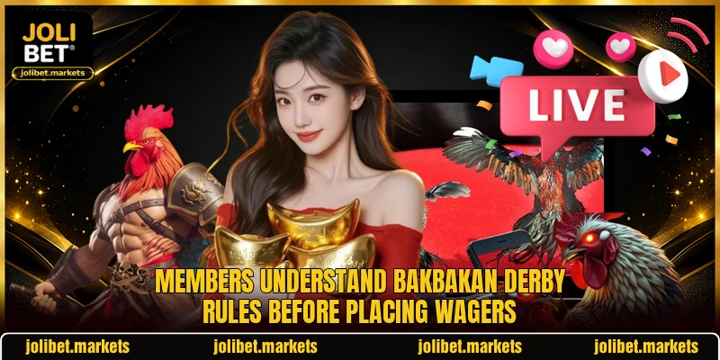Members understand Bakbakan Derby rules before placing wagers Members understand Bakbakan Derby rules before placing wagers
