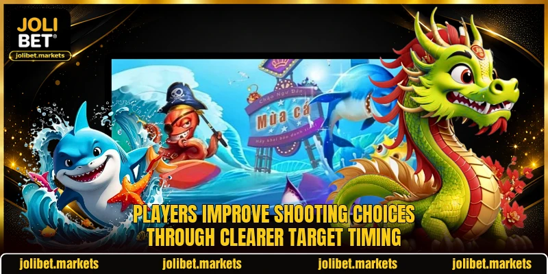 Players improve shooting choices through clearer target timing