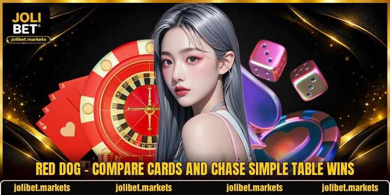 Red Dog - Compare Cards And Chase Simple Table Wins