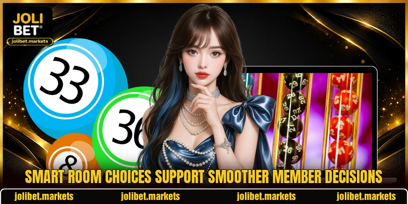 Smart room choices support smoother member decisions Smart room choices support smoother member decisions