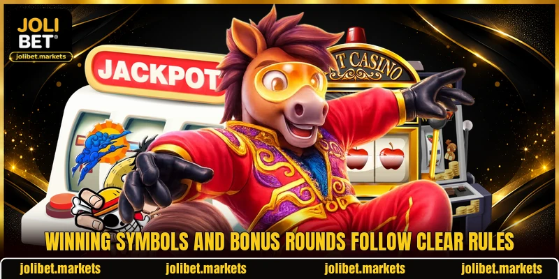 Winning symbols and bonus rounds follow clear rules